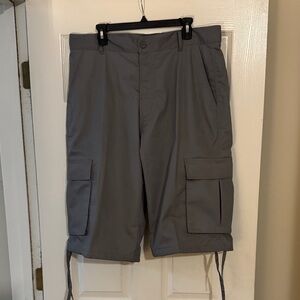 Gray Men's Cargo Shorts